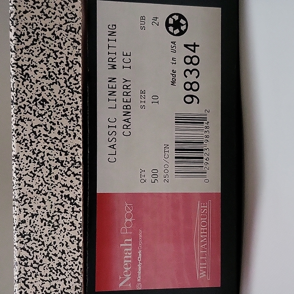 Cranberry Writing Envelopes 500 Count Box - Picture 9 of 12